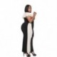 Szín: piros 5XL - Nagy méretű női ruhák Nyári patchwork Sexy Bodycon Stretch Solid v nyakú Maxi irodai női ruha