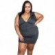 Szín: szürke 5XL - Nagy méretű S-4XL ruha női kapucnis kapucnis cipzárral felhúzható Solid Bodycon alkalmi ruhák nyári