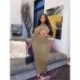Szín: piros 4XL - Nagy méretű női ruhák Sexy Hollow Out hosszú ujjú Bodycon Stretch Elegant Maxi ruha L-4xl