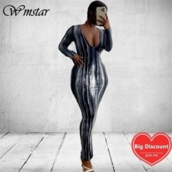 Szín: fekete L - Női ruhák Őszi ruhák Szexi mély V nyakú, magas derekú Bodycon Maxi ruha S-2xl