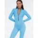 Szín: világoskék M - Akaily Summer Purple Bodycon Jumpsuits Női 2023 Szexi, hosszú ujjú, cipzáras Aktív ruházat