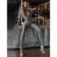 Szín: fekete S - Akaily Summer Solid Jumpsuit alkalmi női 2023-as hosszú ujjú cipzár Bodycon Skinny Jumpsuits fekete,