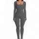 Szín: DrakGray hosszú ujjú M - Akaily Summer Outfits Bordás Jumpsuit Női 2023 Tréningruha One Pieces Ujjatlan Bodycon