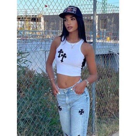 Szín: fehér L - Akaily Summer Streetwear Crop felsők, női 2022 divatos V nyakú, rövid ujjú pólók, fehér grafikai