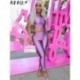 Szín: lila L - Akaiky Purple kétrészes nadrág készletek nyári ruhák nőknek 2023 O Neck Solid Crop felsők és Booty