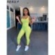 Szín: fekete S - Akaily Casual Solid Sheer Mesh Bodycon Jumpsuitek Nyári ruhák Női 2023 Fekete Camisole One Pieces Green