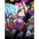 Szín: piros L - Akaily Summer Streetwear 3D Print 2 kétrészes készletek Női ruhák Ujjatlan Crop Fehérnemű Bodycon