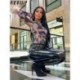 Szín: S szín - AKAILY Nyári Streetwear, hosszú ujjú, nyomtatott Body Női 2023 Night Club Outfitek Szexi Bodycon Bodysuit