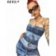 Szín: kék M - AKAILY Summer Streetwear Y2k rövid ruhák nőknek 2023 Bodycon hát nélküli vállnélküli parti