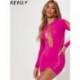 Szín: fekete S - AKAILY Summer Streetwear hálós rövid ruhák nőknek 2023 Solid Bodycon Hollow Out Mini ruhák Fekete szexi