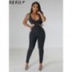 Szín: lila M - Akaily Black Bodycon One Piece szexi jumpsuitek nyári ruhák női 2023-as Slim Hollow Out Long Rompers Night