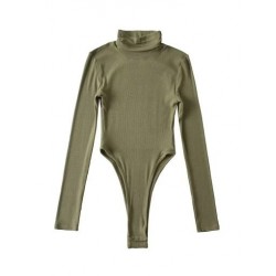 Szín: TurtleneckArmy Green S - Akaily őszi fekete hát nélküli body női szexi egyrészes rave outfitek 2022 rózsaszín