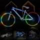 Szín: Style 1 Red - Új fényvisszaverő kerékpár matrica fluoreszkáló motorkerékpár reflektor kerékpár keréktárcsa
