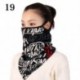 Szín: 19 - Divat női nyomtatott arc sál téli tavaszi maszk bandana meleg foulard pamut puha nyak sálak kültéri gyűrű