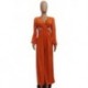 Szín: narancssárga M - Neon színű Bohemian Rompers Női Jumpsuit Sweet Girl Deep V nyakú, hosszú ujjú egyrészes overál