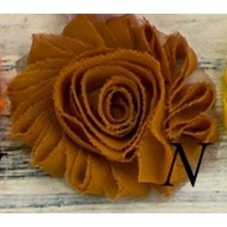 Szín: N klip nélkül - 10db/tétel 2,6&quot  15 színű Fashion Chic kopott sifon virágok kopott szövet virágok hajcsat