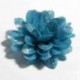 Szín: Kék klip nélkül - 5 DB 8CM divatos flitterek sima aranyporos szövet virágok fejpántokhoz Kézzel készített