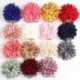 Szín: keverje össze a színeket klip nélkül - 5 DB 7,5 cm-es 3&quot  csipkeszövet virágok Boutique fejpántokhoz Sifon