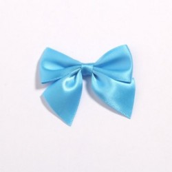 Szín: kék - 24 db 6cm 2,3&quot  fényes szalag haj masni kislányoknak Rugalmas fejpántok Boutique hajkötők kapcsok