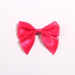 Szín: fukszia - 24 db 6cm 2,3&quot  fényes szalag haj masni kislányoknak Rugalmas fejpántok Boutique hajkötők kapcsok