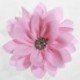 Szín: rózsaszín - 5 DB 8,5 cm-es 3,4 hüvelykes lótusz sifon virágok gombbal lányoknak fejpántok Műszövet virág