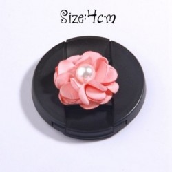 Szín: 2 - 5db Pink sorozat Rózsa szövet fejvirágok kislányoknak fejpántok Dekoráció égetett sifon virág hajcsatokhoz