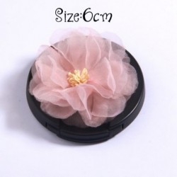 Szín: 4 - 5db Pink Series Rózsa Szövet Fej Virágok Kislányoknak Fejpántok Dekoráció Burn Chiffon Virág Hajcsatokhoz