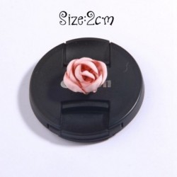 Szín: 5 - 5db Pink Series Rózsa Szövet Fej Virágok Kislányoknak Fejpántok Dekoráció Burn Chiffon Virág Hajcsatokhoz