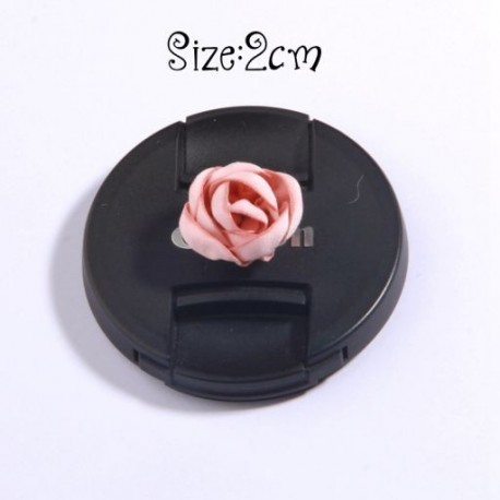 Szín: 5 - 5db Pink Series Rózsa Szövet Fej Virágok Kislányoknak Fejpántok Dekoráció Burn Chiffon Virág Hajcsatokhoz