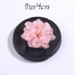 Szín: 10 - 5db Pink Series Rózsa Szövet Fej Virágok Kislányoknak Fejpántok Dekoráció Burn Chiffon Virág Hajcsatokhoz