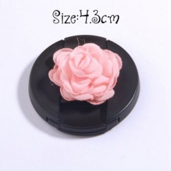 Szín: 18 - 5db Pink Series Rózsa Szövet Fej Virágok Kislányoknak Fejpántok Dekoráció Burn Chiffon Virág Hajcsatokhoz