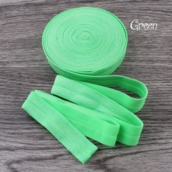 Szín: zöld - 10 Yard 5/8&*39 &*39 , 15 mm-es, ráhajtható, rugalmas, rugalmas, összehajtható FOE rugalmas szalag
