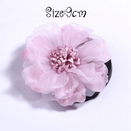 Szín: 13 - 5 db lila rózsaszín sorozat szatén sifon szövet virágok kislányoknak fejpántok fejvirág haj kiegészítők