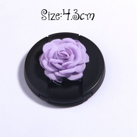 Szín: 20 - 5 db lila rózsaszín sorozat szatén sifon szövet virágok kislányoknak fejpántok fejvirág haj kiegészítők