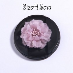 Szín: 9 - 5 db lila rózsaszín sorozat szatén sifon szövet virágok kislányoknak fejpántok fejvirág haj kiegészítők