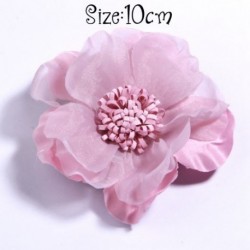 Szín: 11 - 5 db lila rózsaszín sorozat szatén sifon szövet virágok kislányoknak fejpántok fejvirág haj kiegészítők