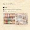 Szín: Stílus 3 - 20 tekercs Washi szalag matricák barkácsolás dekoratív Washie vintage táj akvarell scrapbooking