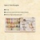 Szín: 2. stílus - 20 tekercs Washi szalag matricák barkácsolás dekoratív Washie vintage táj akvarell scrapbooking
