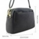 Fehér szín - Klasszikus hármas cipzáras Crossbody táska divatos PU bőr női kézitáskák luxus dizájner irodai női