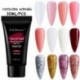 Szín: C-3db véletlenszerű készlet - 30 ml-es körömhosszabbító készlet átlátszó akril gél gyorsépítő készlet