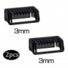 Szín: 3mm 2db - Fésű 1 2 3 5 mm-es trimmer borotva szakállfésű Philips Oneblade Qp2520 Qp2530 Qp2620 Qp2630 Qp6510 Qp6520