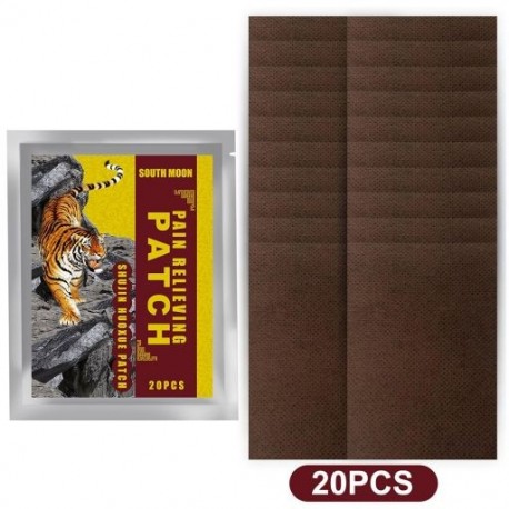 20db Fájdalomcsillapító tapaszok Gyógynövényes tapaszok Tiger Hot Patch a hátizom ízületi fájdalmának enyhítésére