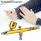 Piros szín - 0,3 mm-es fúvóka mini levegő festékszóró pisztolyok Airbrush kompresszor spray oxigén injektor