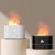 Fekete szín - Új Flame légpárásító illóolaj diffúzor Aroma ultrahangos ködkészítő otthoni szoba aromaterápia