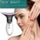 Neck Anti Wrinkle Face Lifting Beauty Device LED Photon Therapy Bőrápolás EMS Tighten Masszírozó Csökkenti Dupla áll
