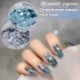 2 doboz Körömdíszítés Köröm csillogó pehely Nail Art flitterek Spangles Sparkly Női Köröm Glitter Pelyhek Manikűr