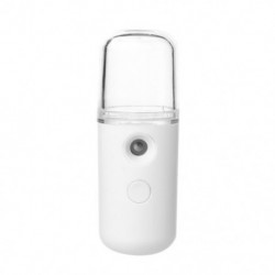 Fehér szín - USB újratölthető mini nano arcpermetező USB töltő női 30 ml arcbőrápoló párásító arcpároló