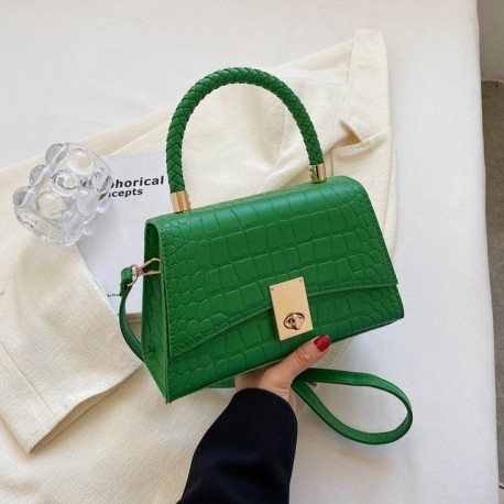 Szín: zöld - Női Táskák Trend Kézitáskák Retro Designer Luxus Crossbody Táskák Női Táskák Vállas kézitáskák