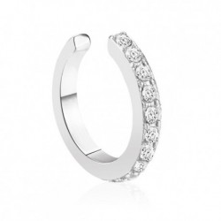 Fém szín: 19 ezüst - Divatlevelek fülmandzsetta fekete, nem áttörő fülkapcsok hamis porcos fülbevalók csíptetős