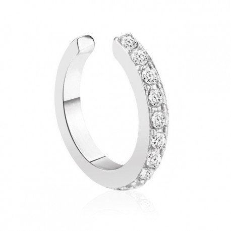 Fém szín: 19 ezüst - Divatlevelek fülmandzsetta fekete, nem áttörő fülkapcsok hamis porcos fülbevalók csíptetős